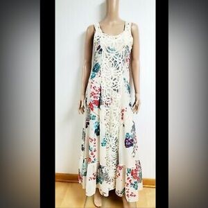 Free people floral maxy dress